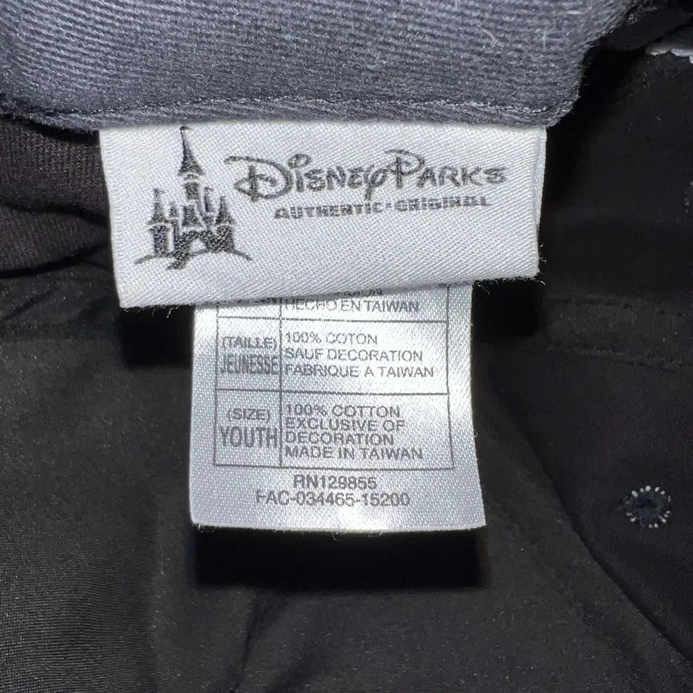 Disney Parks Star Wars Darth Vader Youth Flatbill Hat One Size Cap Black‎